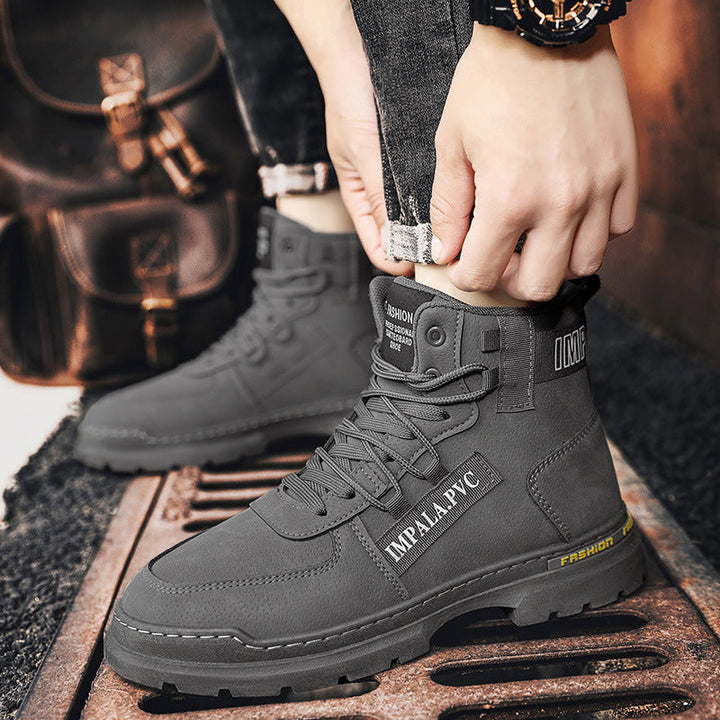 Damen modische Schnürstiefel mit robustem Profil Drune