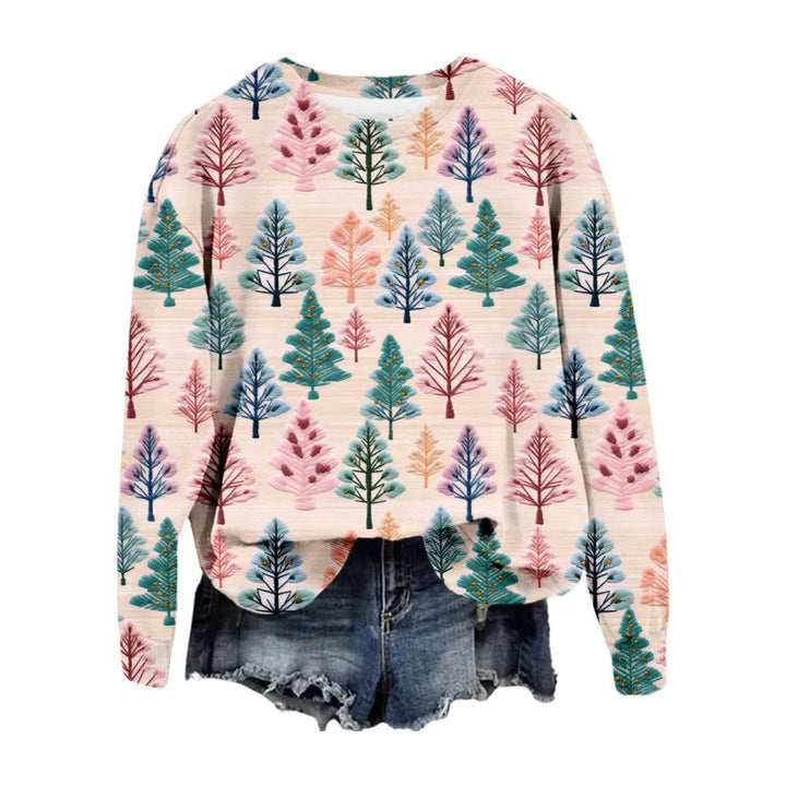 Damen Gemusterter Pullover Drune