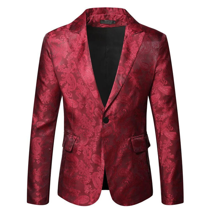 Herren festlicher Blazer mit kunstvollem Muster Drune