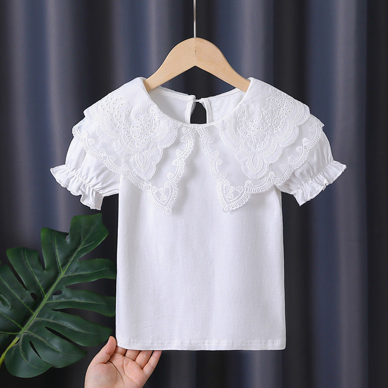 Mädchen Bluse mit eleganten Rüschendetails Drune