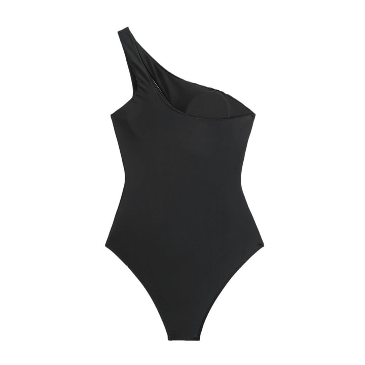 Damen Einseitiger Cut-Out Badeanzug Drune