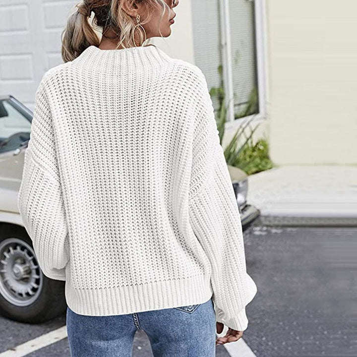 Drune | Stylischer Pullover Aus Gedrehtem Strick für Damen
