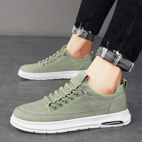 Herren Leichte Sneaker mit niedrigem Schnitt, geprägtem Muster, luftgepolsterter Sohle und gepolstertem Einstieg Drune
