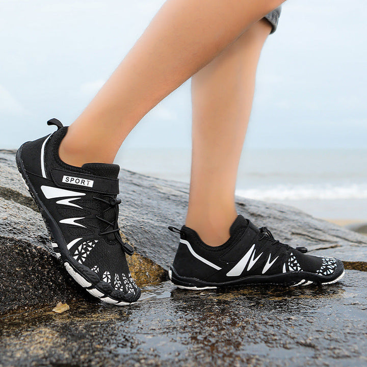 Damen wasserdichte Freizeitschuhe mit rutschfester Sohle Drune