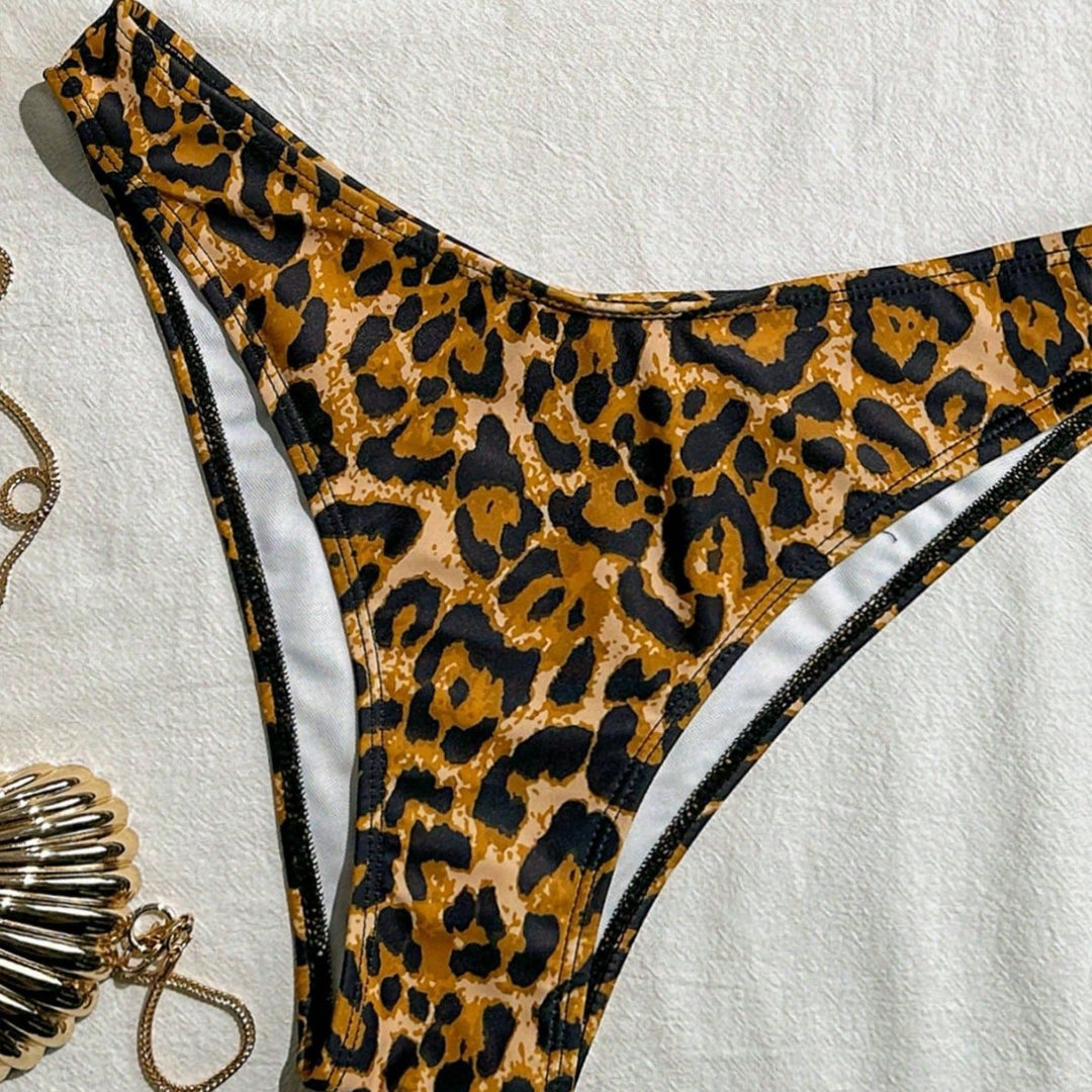 Damen Bügel-Bikini mit animalischem Muster Drune