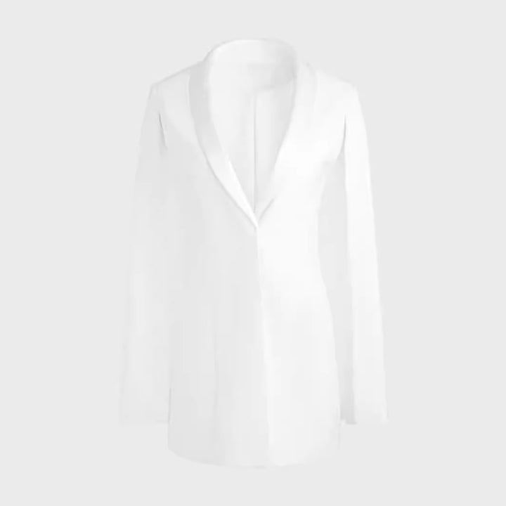 Damen Kurzes Cape-Minikleid mit tiefem V‑Ausschnitt und offenem Arm‑Cape Drune
