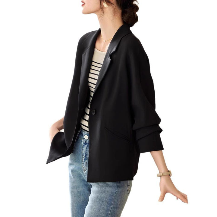 Damen Elegante oversized Blazerjacke Drune