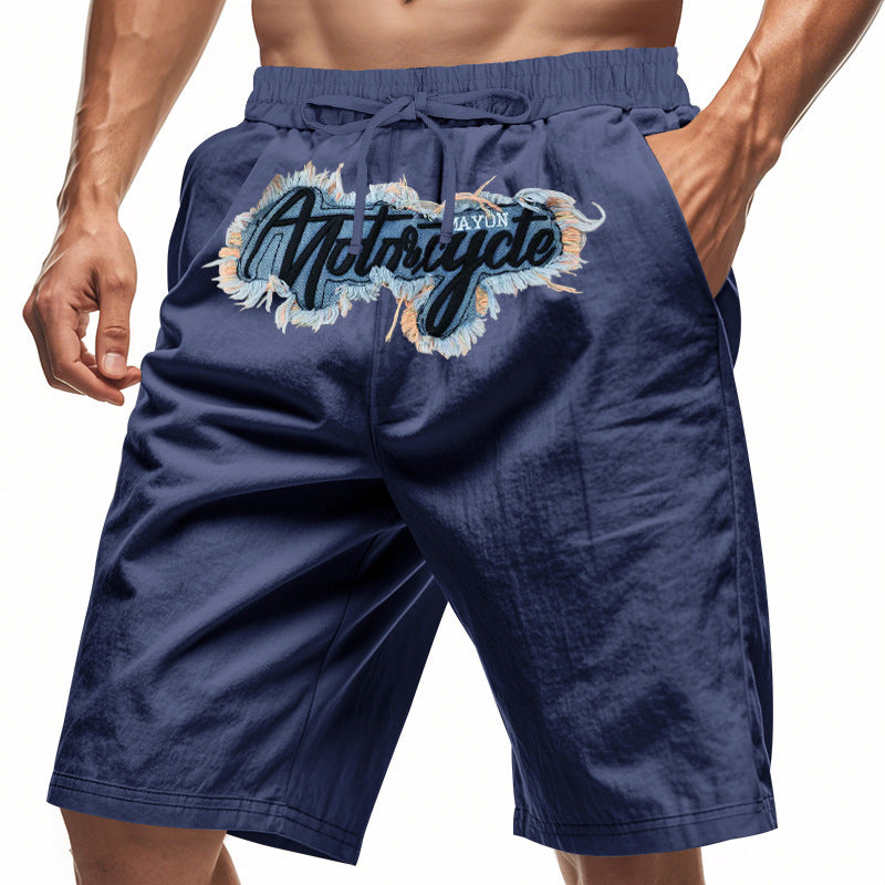 Herren Bequeme Freizeit-Badeshorts mit verstellbarem Bund und praktischen Seitentaschen Drune