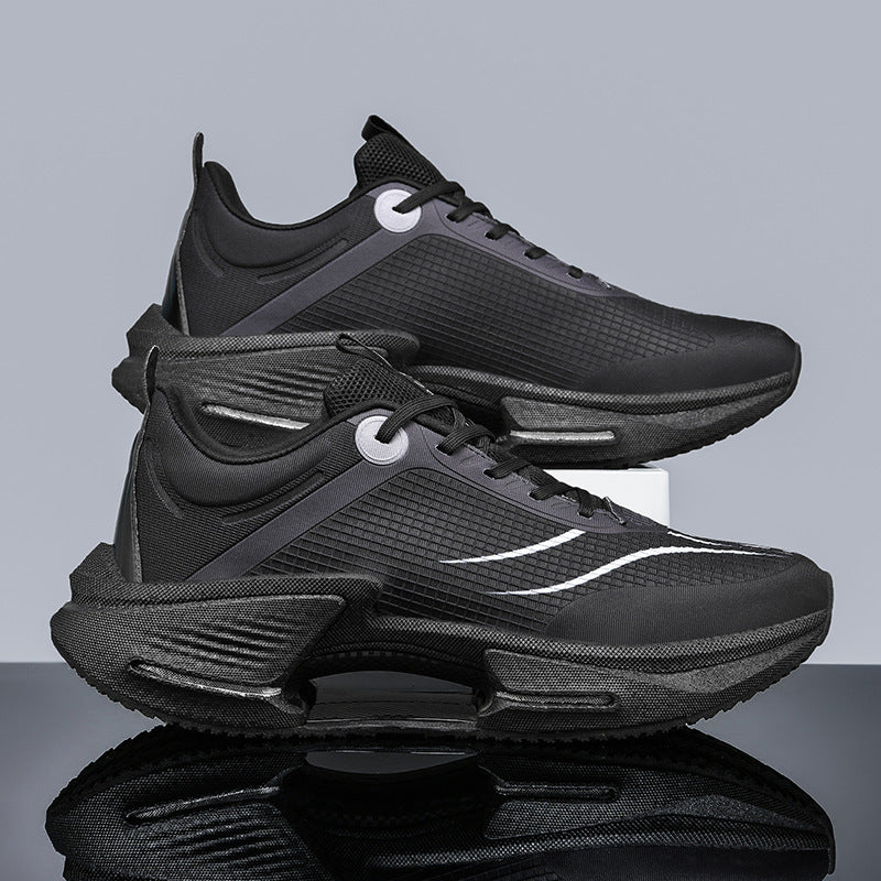 Unisex leichte Straßen-Laufschuhe mit stabilisierender TPU-Fersenkappe, reaktionsfreudiger EVA-Zwischensohle und griffiger Profilgummilaufsohle Drune