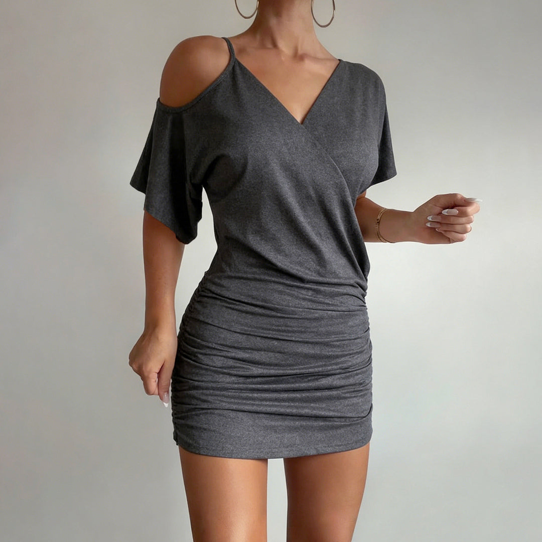 Damen Wickeloberteil mit raffiniertem Schnitt und lässigem Rüschendesign Drune