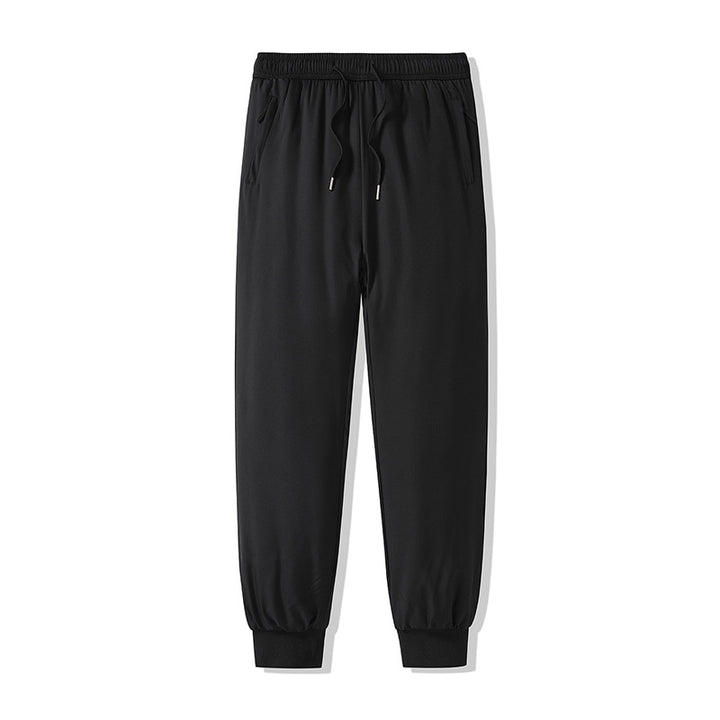 Herren Relaxed-Fit Jogginghose mit elastischem Bund, Kordelzug und gerippten Bündchen Drune