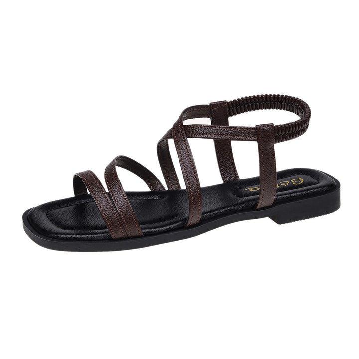 Damen Elegante Riemchen-Sandalen mit funkelnden Details Drune