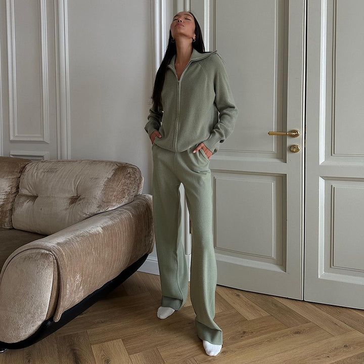 Damen gemütliches Fleece-Set Drune