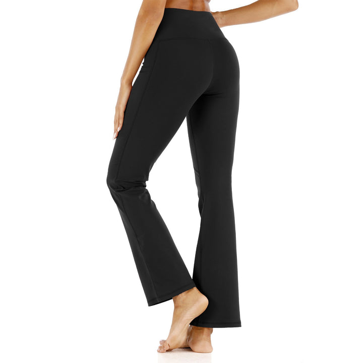 Damen Yoga-Hose mit hohem Bund und flared Schnitt Drune
