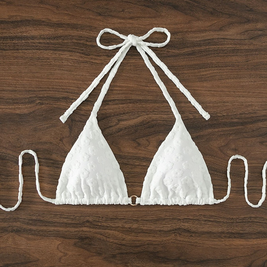 Damen Triangel-Bikini mit einzigartigem Muster Drune