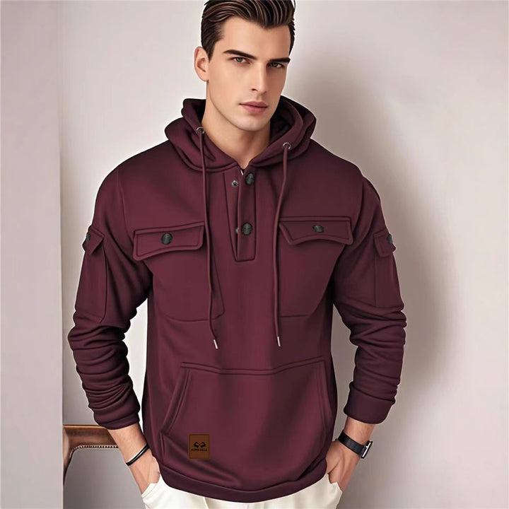 Herren Multifunktionale Kapuzenjacke Drune