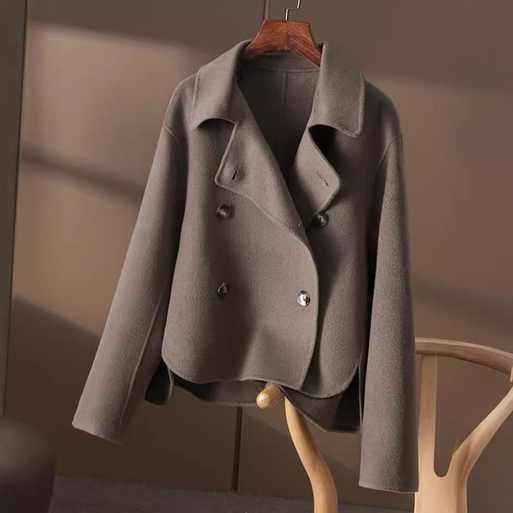 Damen Modische Kurzarmpulloverjacke Drune