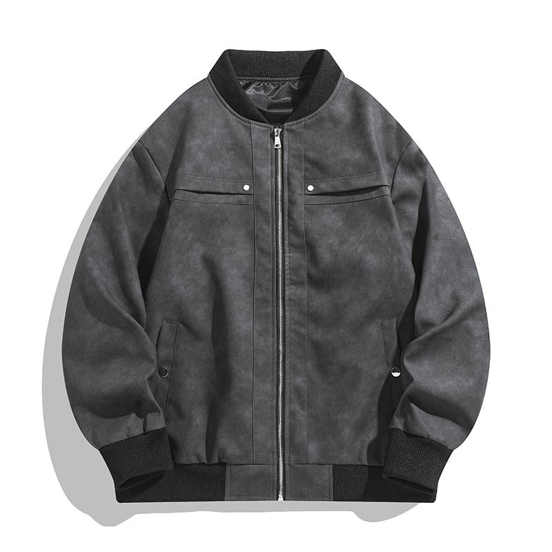 Herren Modische Bomberjacke im Vintage-Look Drune