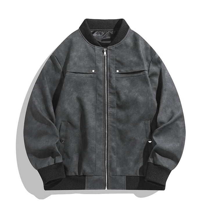 Herren Modische Bomberjacke im Vintage-Look Drune