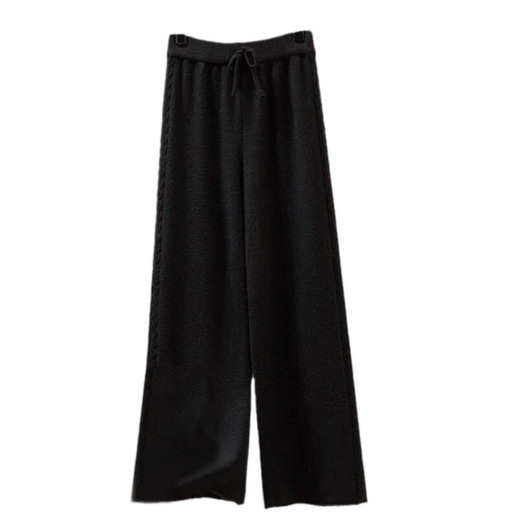 Damen Hochwertige weite Strickhose Drune
