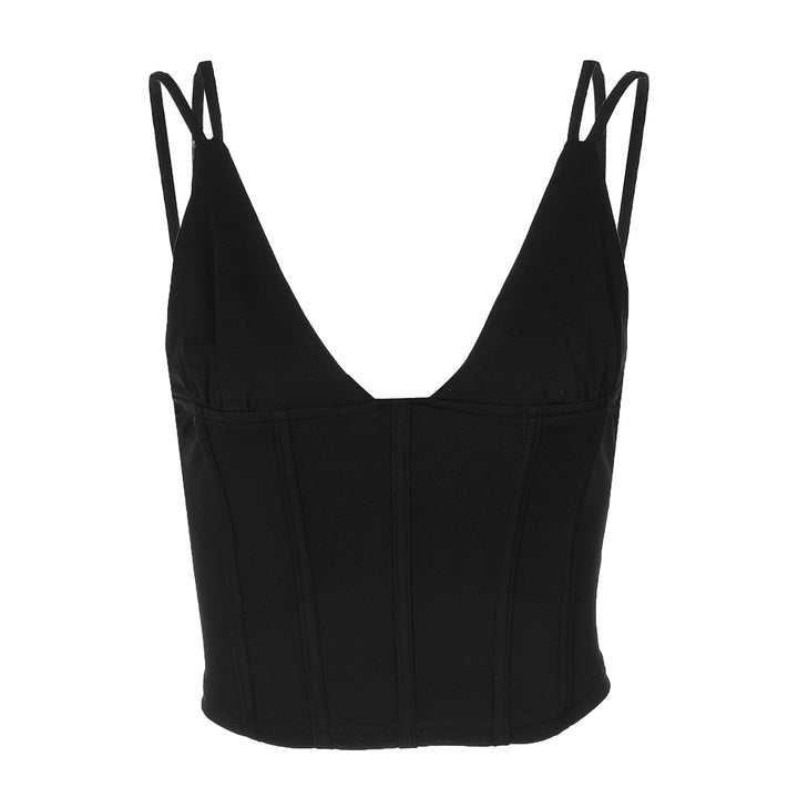 Damen Elegant geschnittenes Bustier-Top mit Spaghetti-Trägern Drune