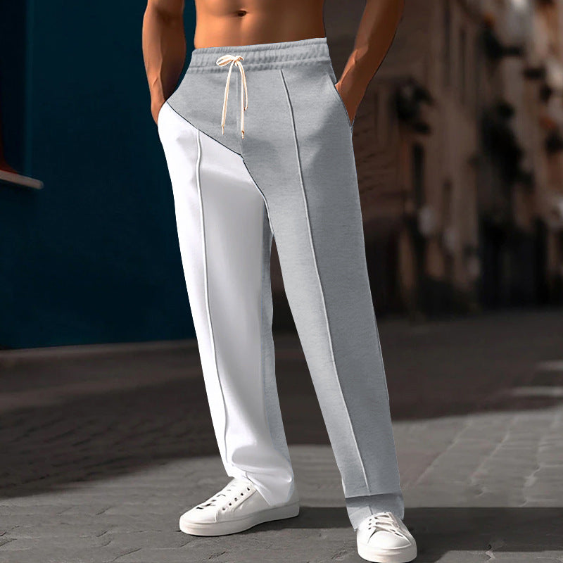 Herren nan sportliche Jogginghose mit asymmetrischem Schnitt und elastischem Bund Drune