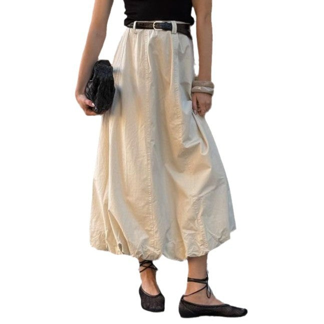 Damen elegante, luftige Midi-Rock Drune