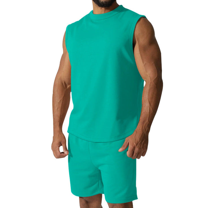 Herren sportliches Kurzarm-Set aus atmungsaktivem Material Drune