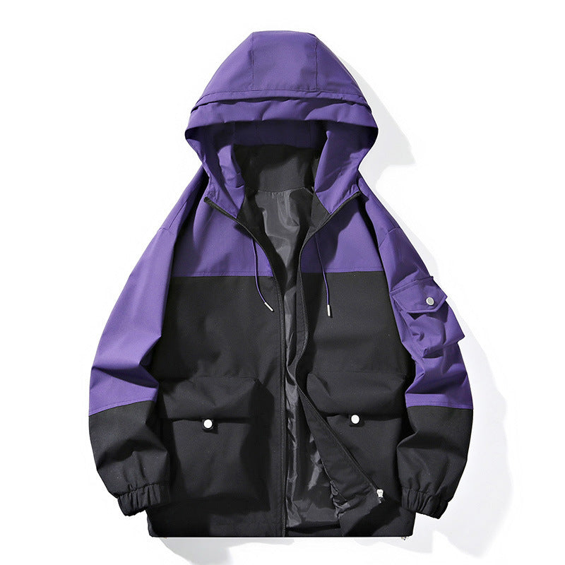 Damen Modische Freizeitjacke mit hohem Kragen Drune