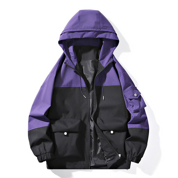 Damen Modische Freizeitjacke mit hohem Kragen Drune