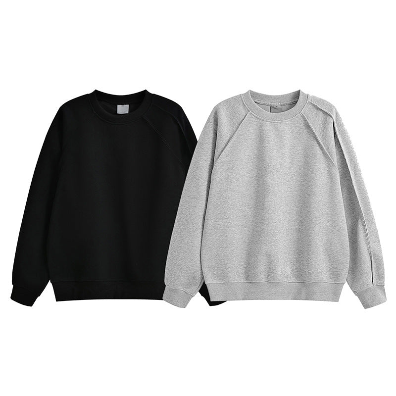 Unisex Oversize Sweatshirt mit Raglanärmeln und Rippbündchen Drune