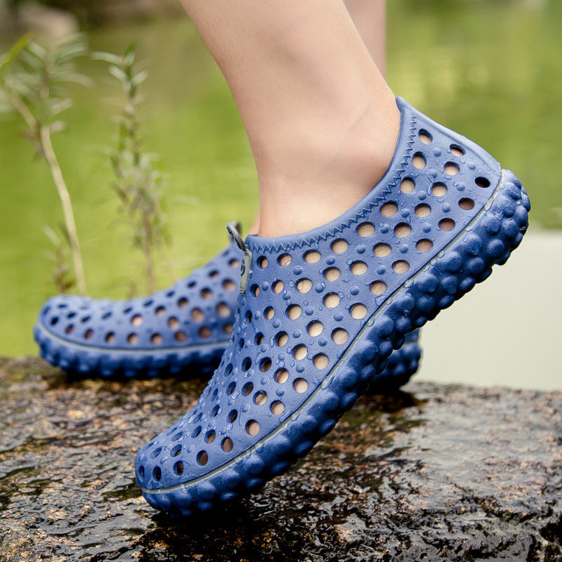 Damen Freizeit-Badeschuhe mit atmungsaktiver Oberflächenstruktur Drune