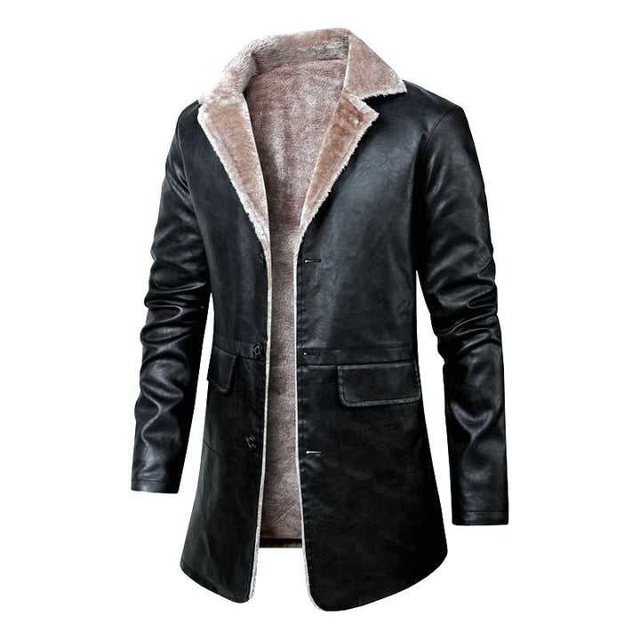 Herren Edle Lammlederjacke mit weichem Innenfutter Drune