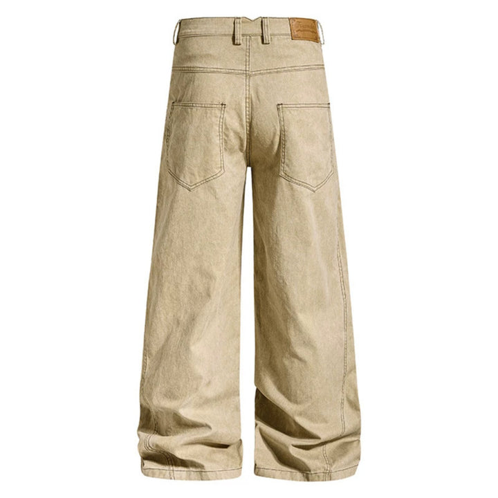 Damen High‑Waist Maritim inspirierte weite Bundhose mit dekorativer Kordel‑Schnürung Drune