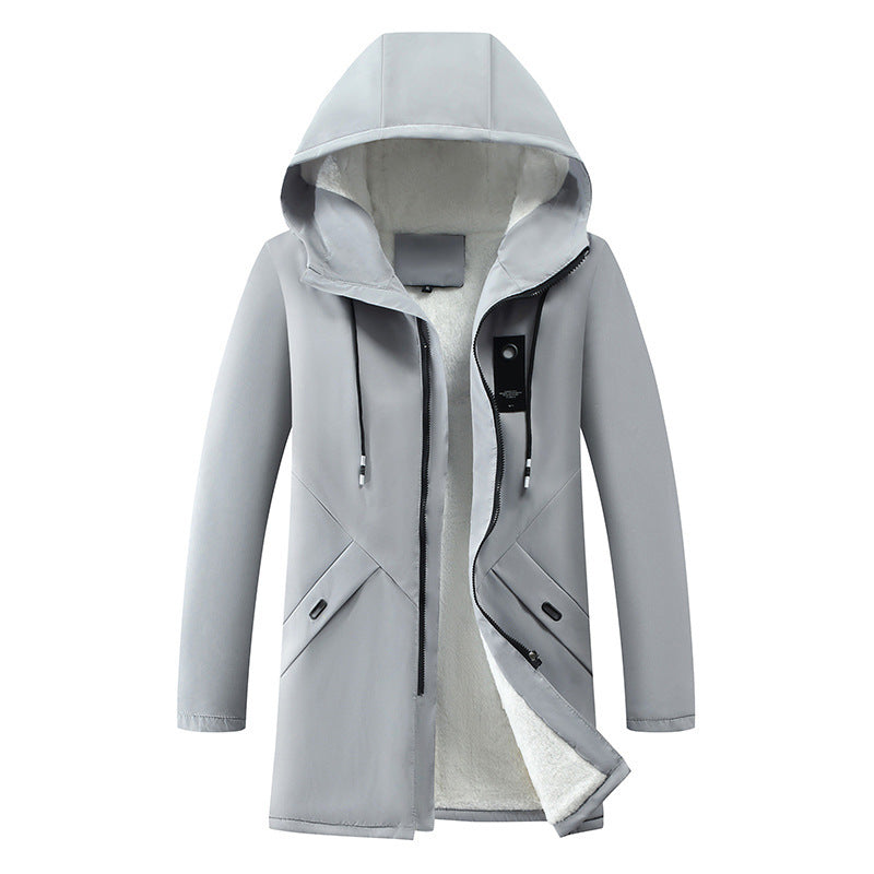 Herren wasserabweisende Übergangsjacke mit isolierendem Innenfutter und Kapuze Drune