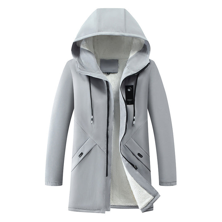 Herren wasserabweisende Übergangsjacke mit isolierendem Innenfutter und Kapuze Drune
