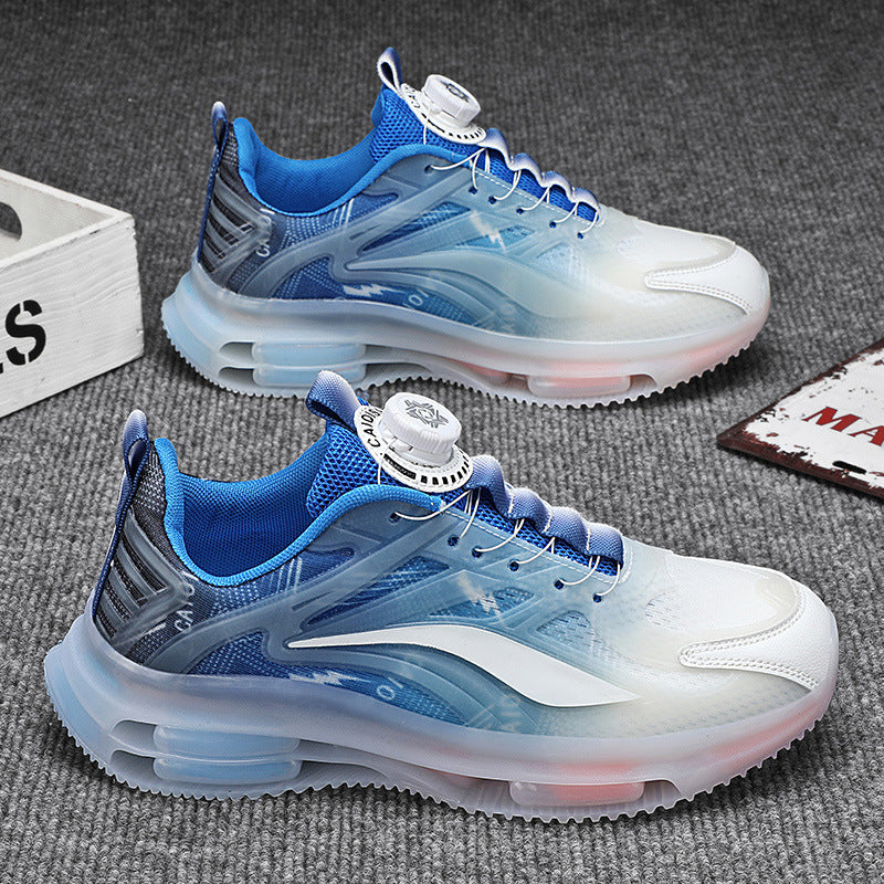 Unisex luftgepolsterte Hybrid-Sneaker mit transluzenter Hohlkammer-Zwischensohle und Drehverschluss Drune