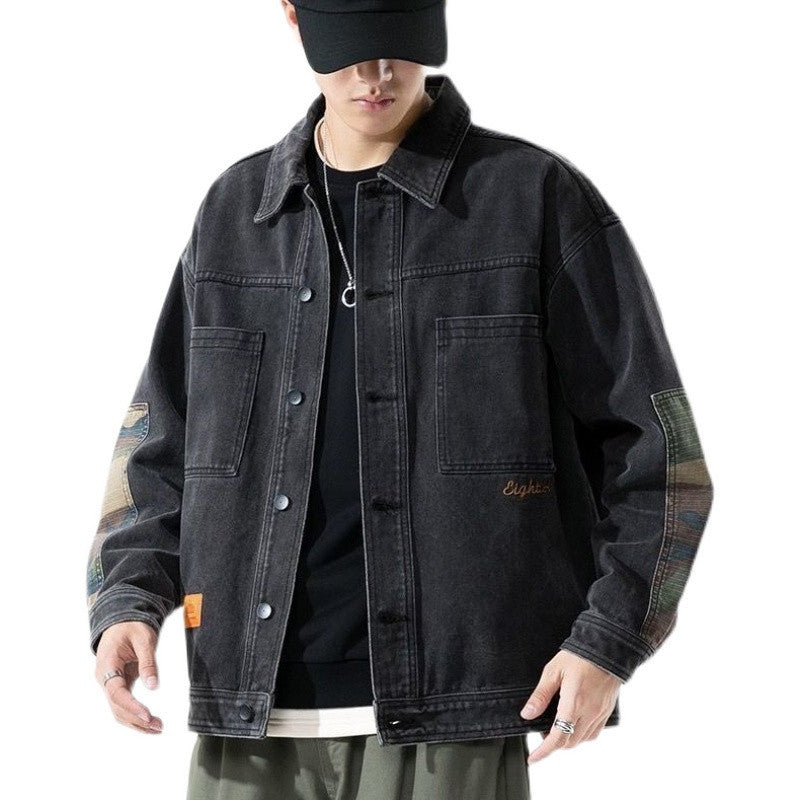 Herren Lässige Modern Denimjacke Drune