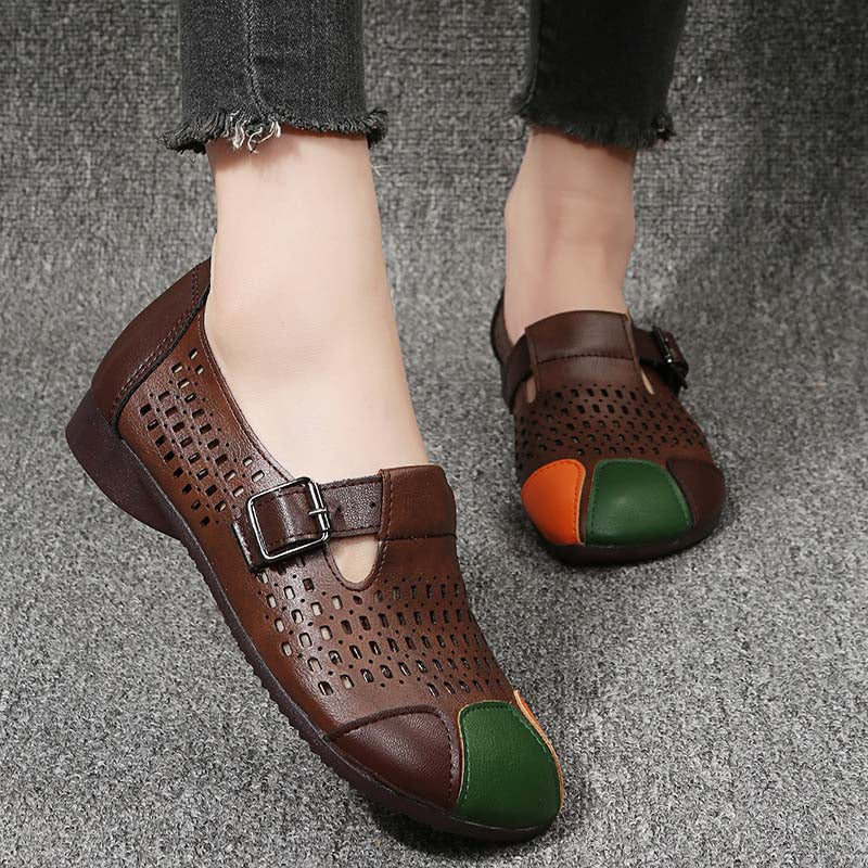 Luftige Damensandalen mit Schnalle – Zoë Drune