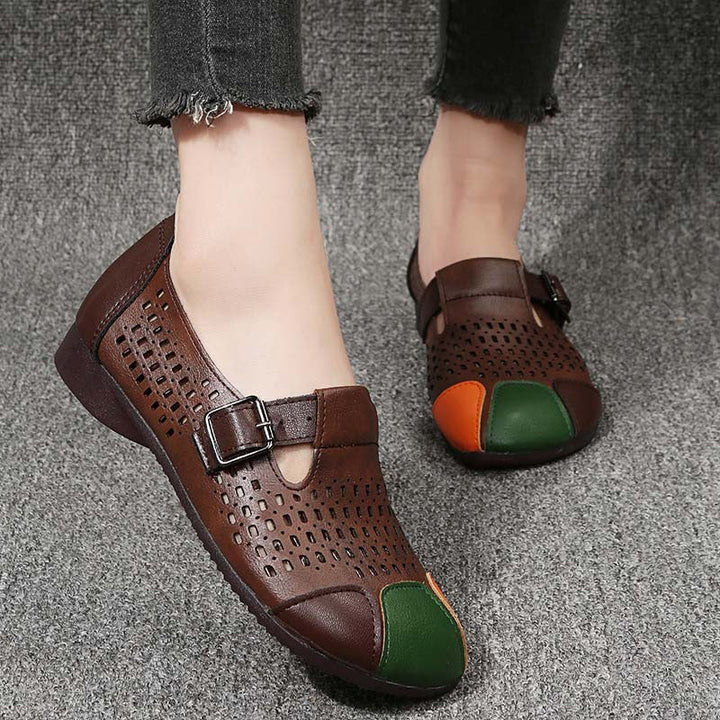 Luftige Damensandalen mit Schnalle – Zoë Drune