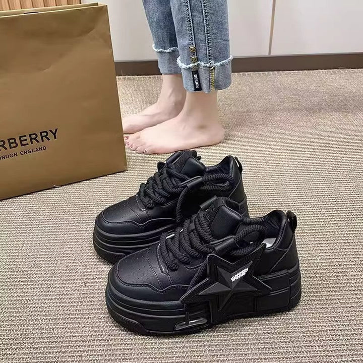 Damen Sportliche Sneakers mit modischem Sternen-Motiv und innovativer Dämpfung Drune