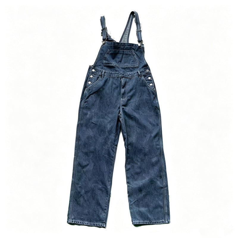 Herren Lässige Jeanslatzhose Drune