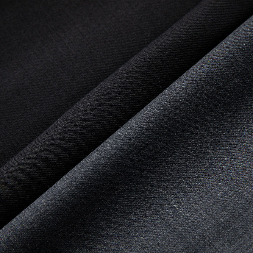 Damen Leichte Stoffhose mit elastischem Bund, Bundfalten und geradem Bein Drune