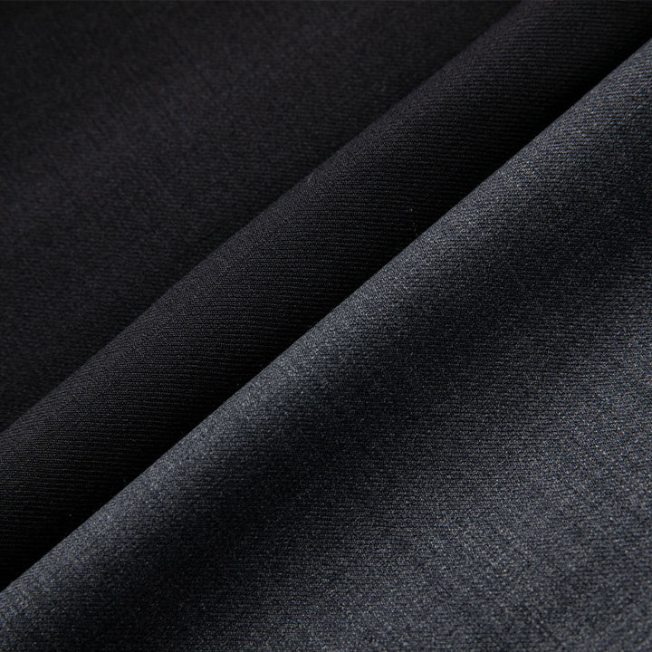 Damen Leichte Stoffhose mit elastischem Bund, Bundfalten und geradem Bein Drune