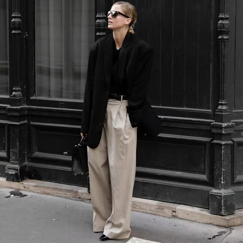 Damen Eleganter und lässiger Blazer mit dezenten Details Drune