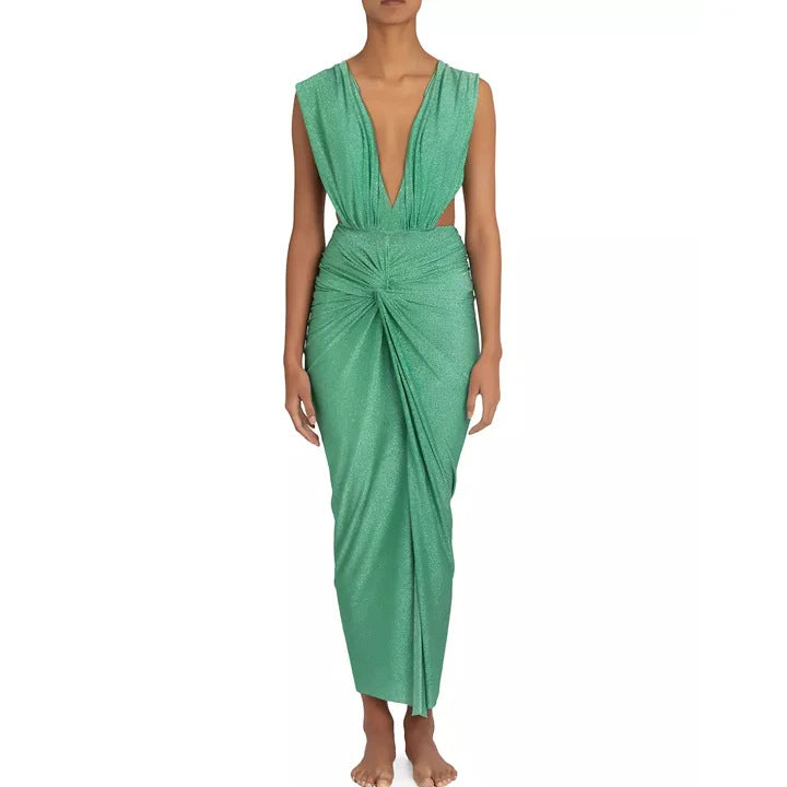 Damen eleganter Cut-Out Einteiler Badeanzug Drune