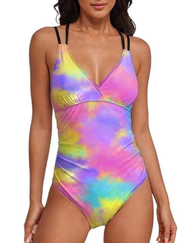Damen Sportlicher Einteiler mit Farbverlauf Drune