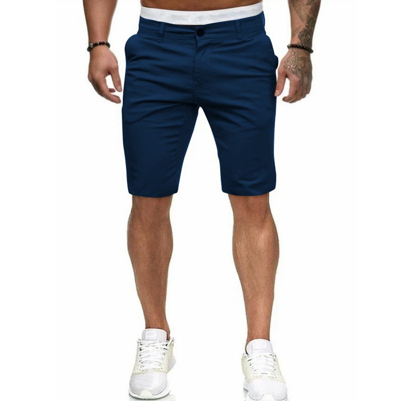 Herren Chino Stil Freizeit Shorts Drune