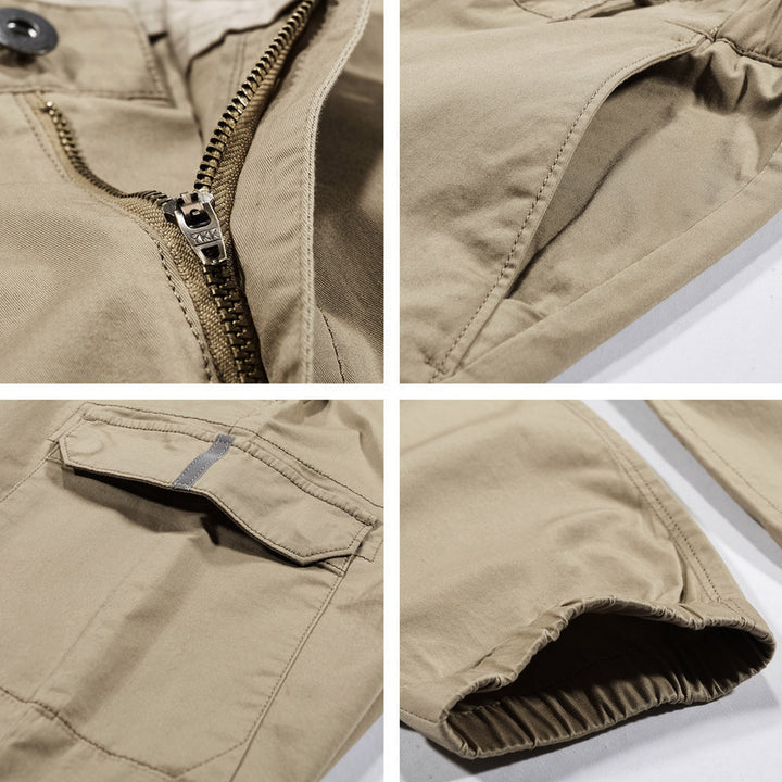 Herren Funktionale Cargo-Hose mit elastischem Bündchen Drune