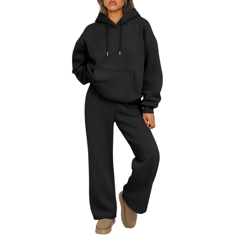 Damen Bequemer Oversized Jogginganzug Drune